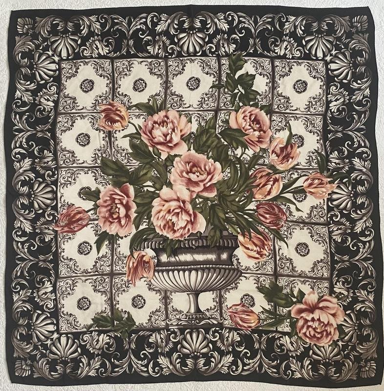 Donna Echo Sciarpa Multicolore Sete