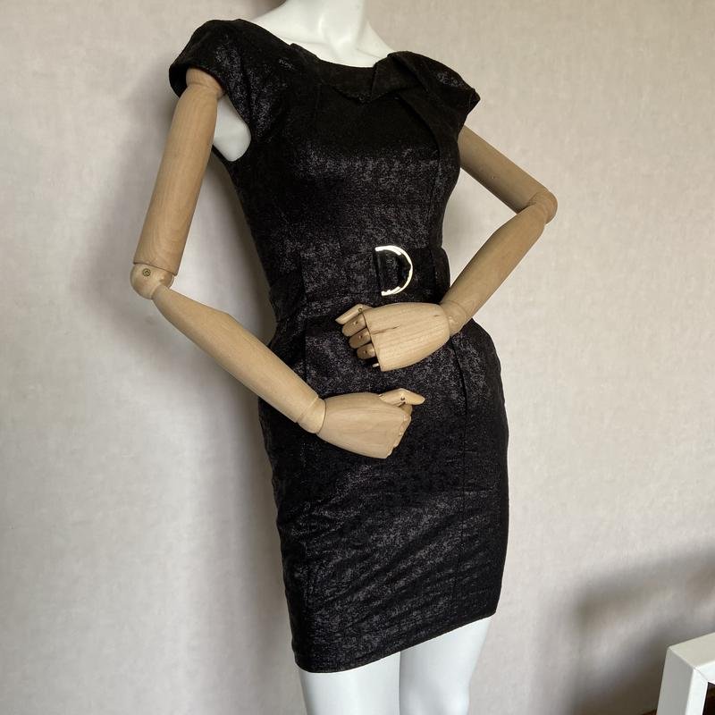 Donna Karen Millen Abito Marrone Viscosa 36