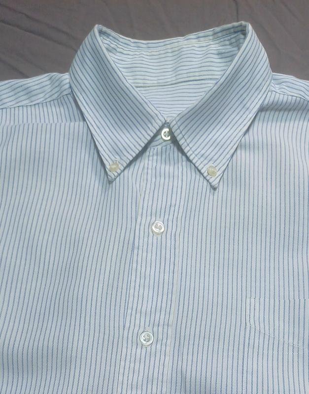 Men Shirt White Cotton 40 /L / 48