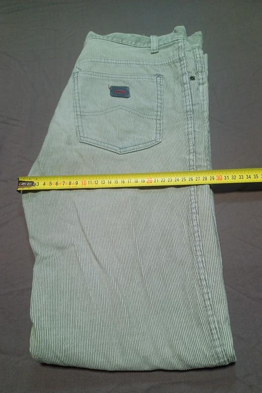 Men Vintage Carrera Jeans Grey Corduroy 34 / L /