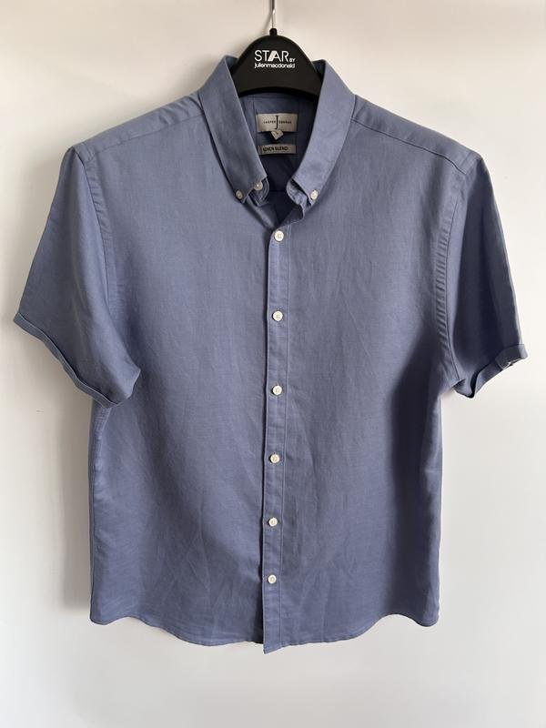 Herren Jasper Conran Hemd Marineblau 40 /L / 48