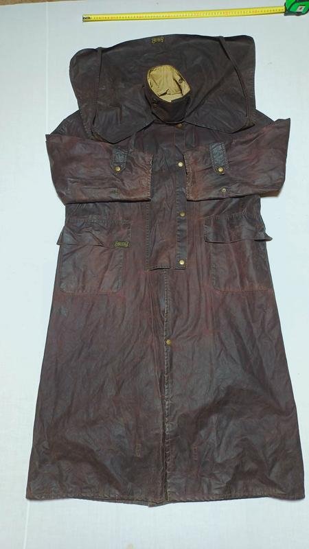 Men Driza-Bone Trench Coat Brown Cotton 36 / S /