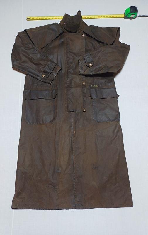 Мужской Driza-Bone Плащ Коричневый Хлопок 34 / XS