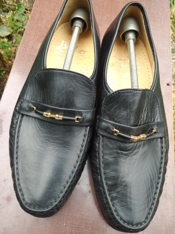 Homme Barker Chaussures à Talons Noires Cuir 41