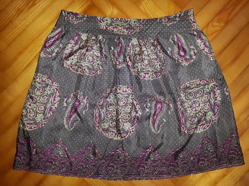 Donna Isabel Marant Gonna Grigia Seta 38 / M / 46