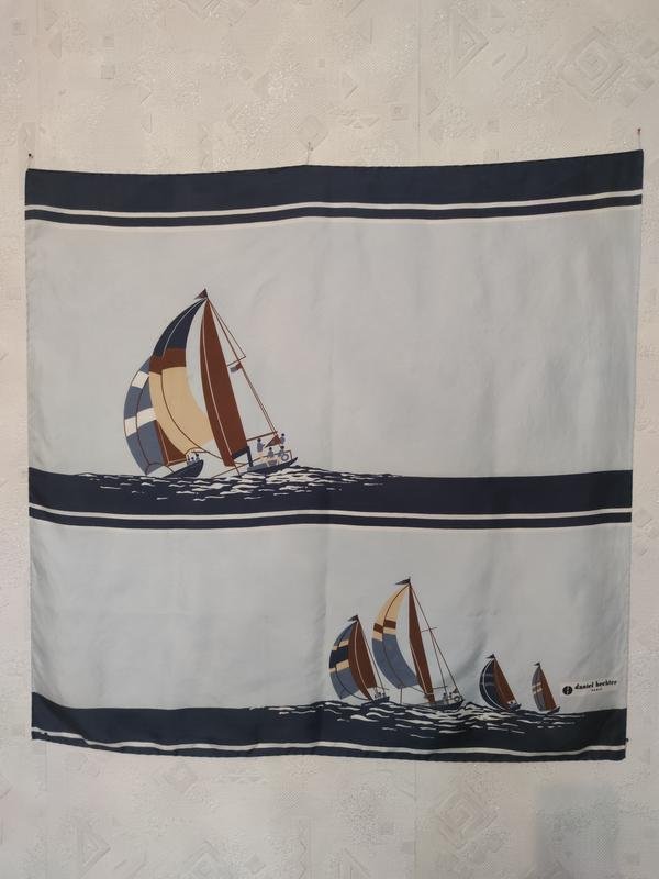 Женский Daniel Hechter Платок Голубой Шелк