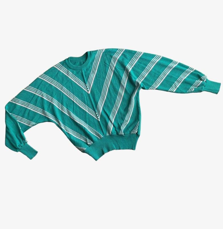 Women Vintage Sweater Grey Acrylic 36 / S / 44