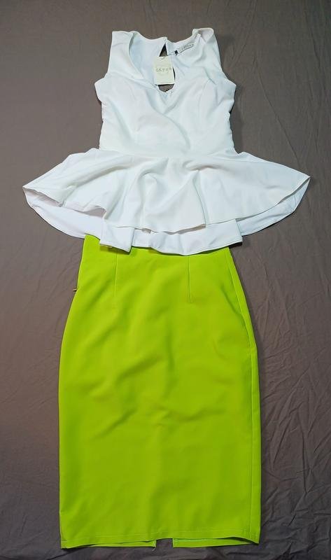 Женский Gepur Костюм Зелёный Полиэстер 36