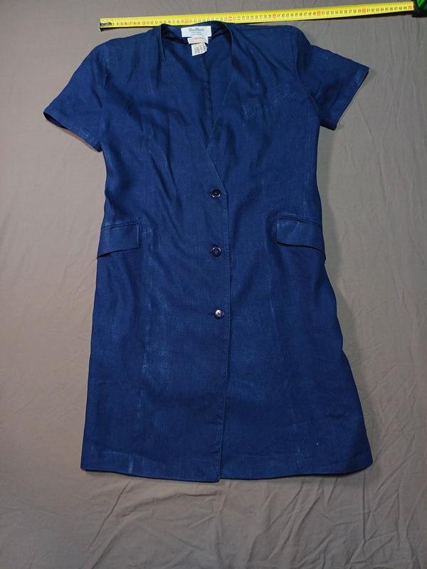 Женский Max Mara Сарафан Чёрный Лен 36 / S / 44