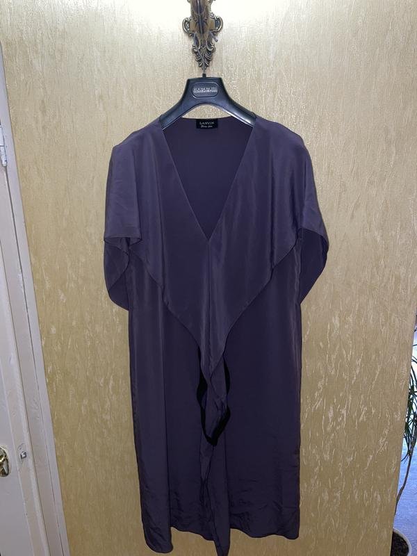 Damen Lanvin Kleid Flieder 42 / XL / 50