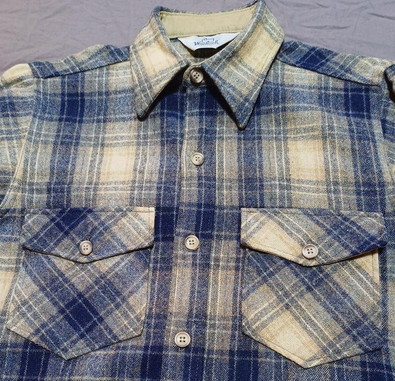 Мужской Woolrich Куртка Серый Шерсть 34 / XS / 42