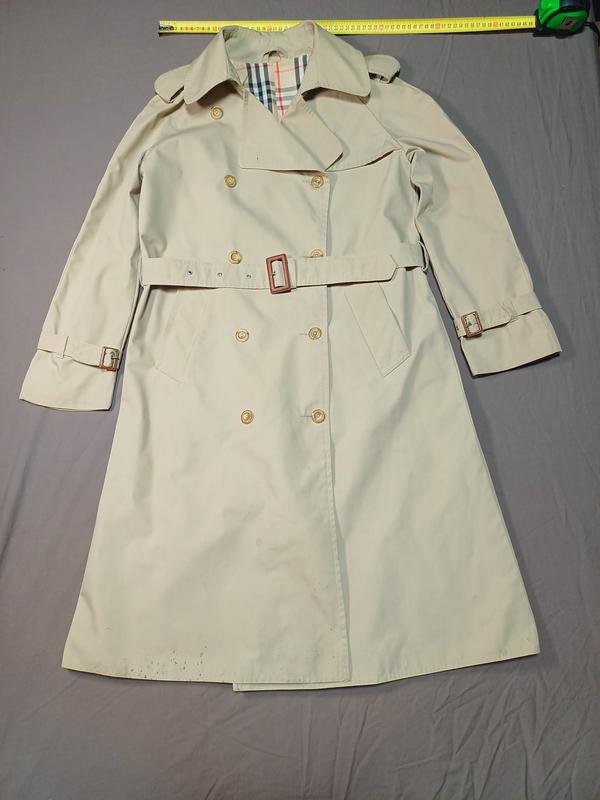 Femme Vintage Westwood Trench Jaune Polyester 32