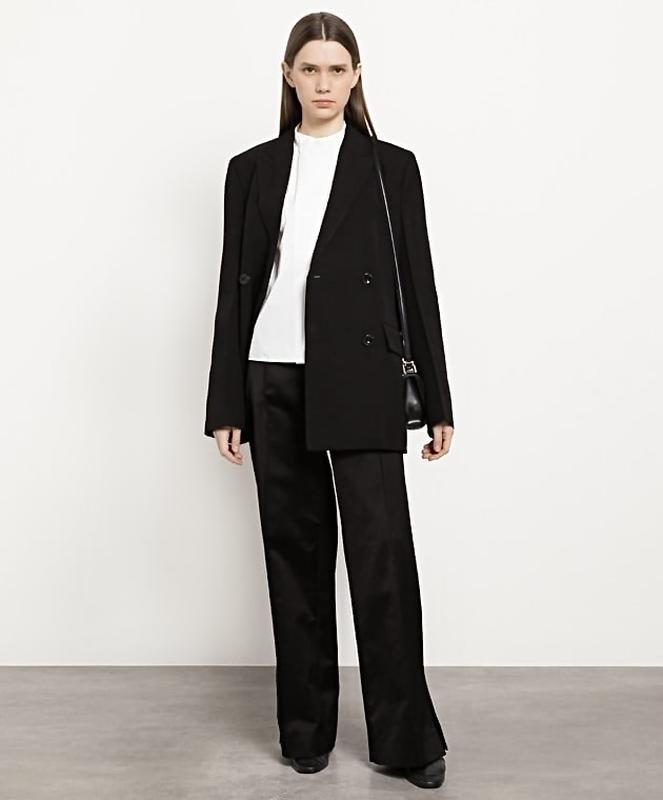 Femme Jil Sander Pantalons Noir Viscose 38 / M /