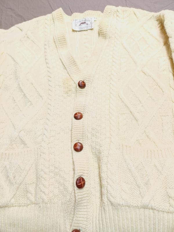 Herren West Highland Woollens Pullover Weiß Wolle