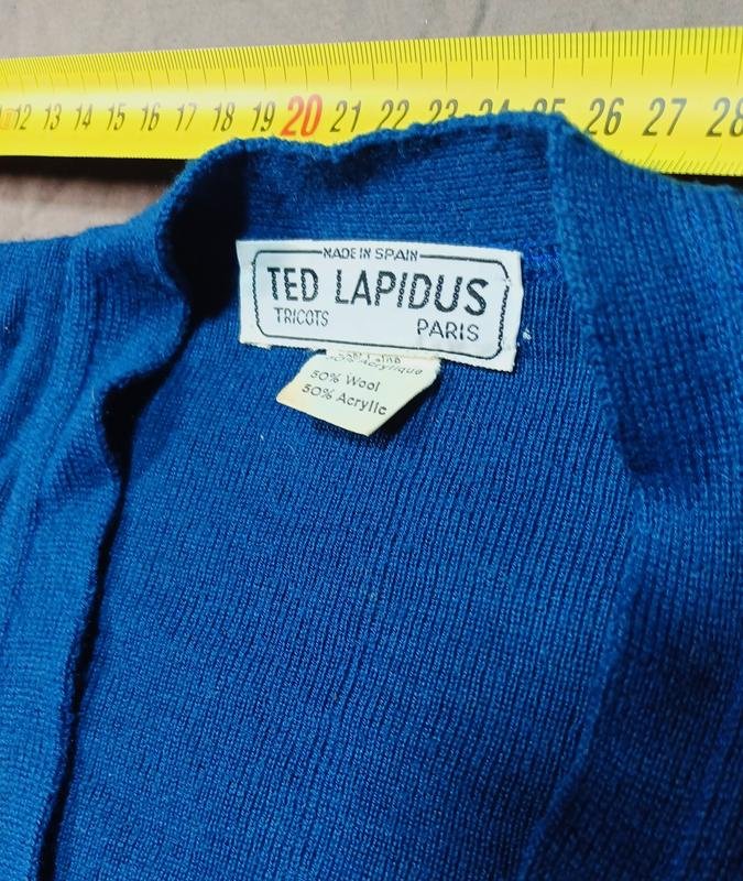 Женский Ted Lapidus Жилет Тёмно-синий Акрил 34 /