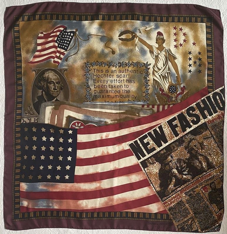 Женский Daniel Hechter Платок Разноцветный Шелк