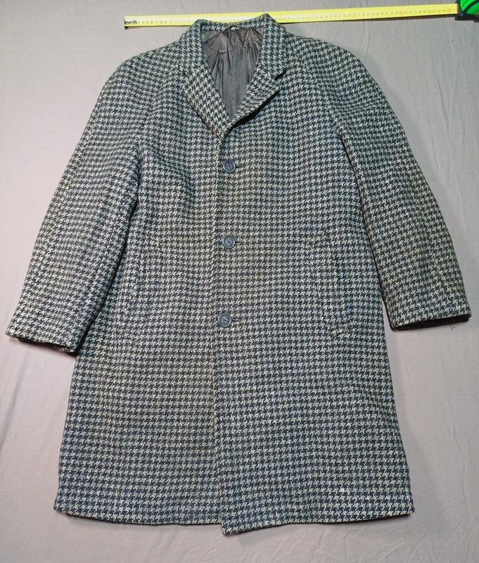 Мужской Brooks Brothers Пальто Чёрный Шерсть 38 /