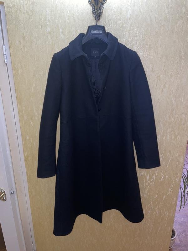 Femme COS Manteau Noir 34 / XS / 42
