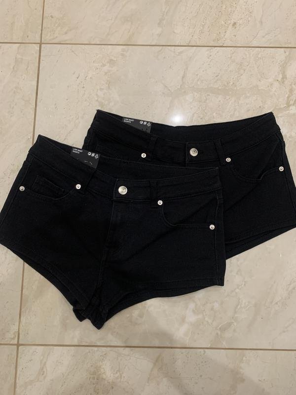 Женские H&M Шорты Чёрные 38 / M / 46
