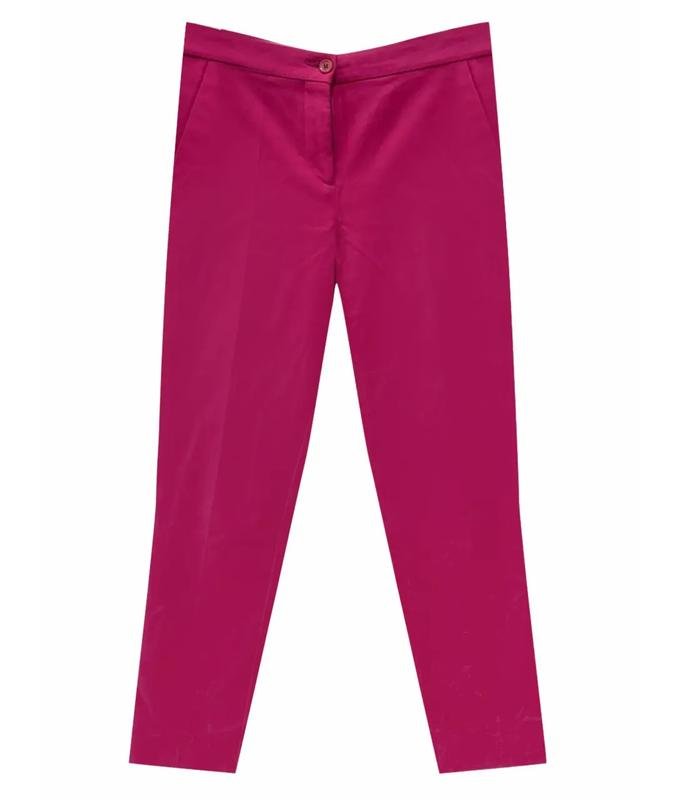 Damen Etro Hose Rosa Seide 38 / M / 46