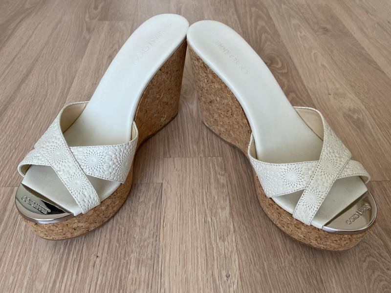 Женские Jimmy Choo Босоножки Белые 37.5