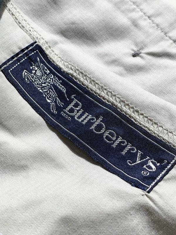 Мужские Burberry Брюки Серый Хлопок 40 / XXL / 54