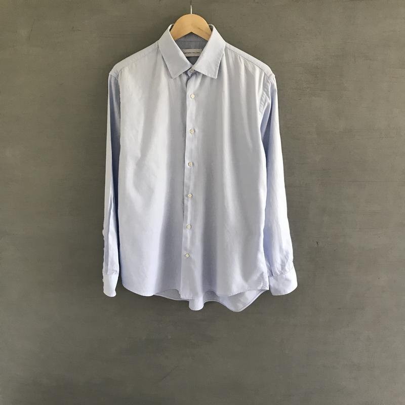 Мужской Sartoria Italiana Рубашка Голубая Хлопок