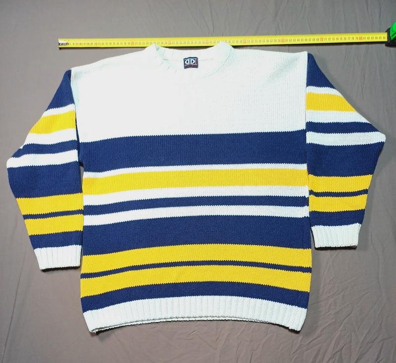 Homme Vintage Liberte Pull Blanc Acrylique 42 / XL