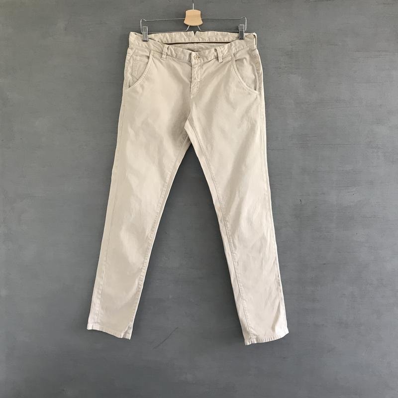 Мужские Loro Piana Джинсы Бежевый Хлопок 33 / L /