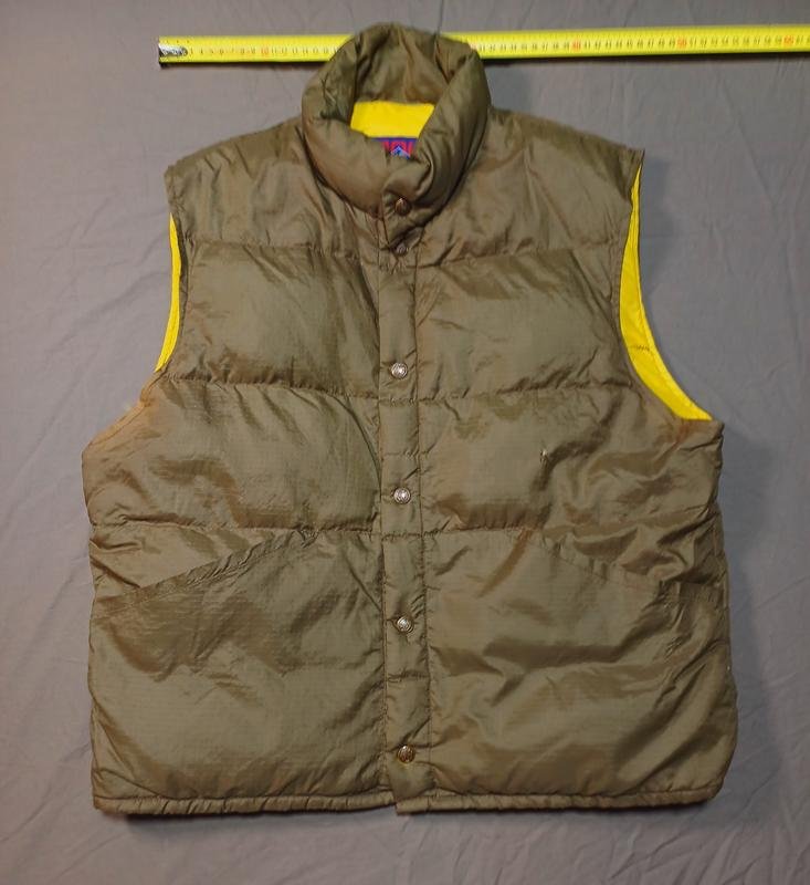 Мужской Down Designs Жилет Коричневый Нейлон 40 /L