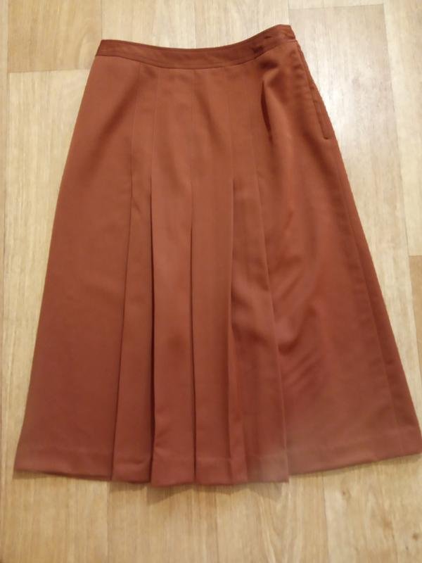 Women Cacharel Skirt Brown Wool 32 / XXS / 40