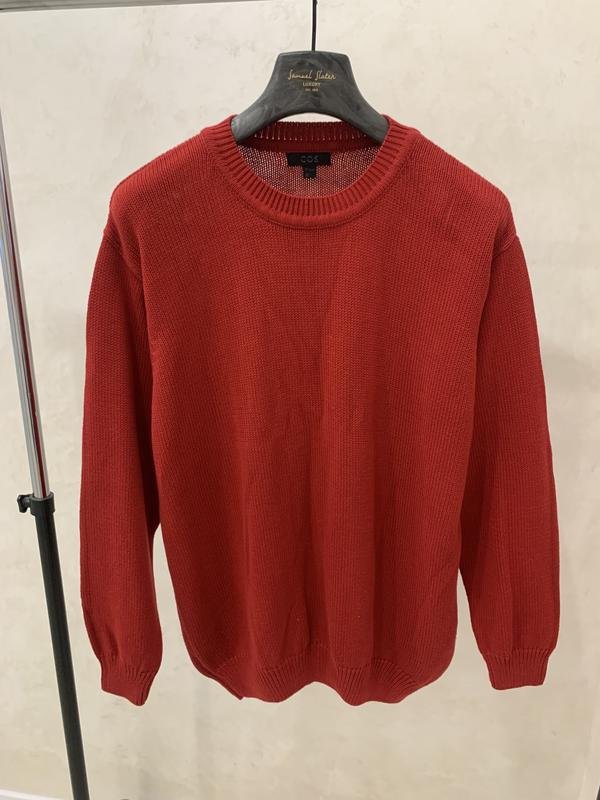 Men COS Sweater Red 40 /L / 48