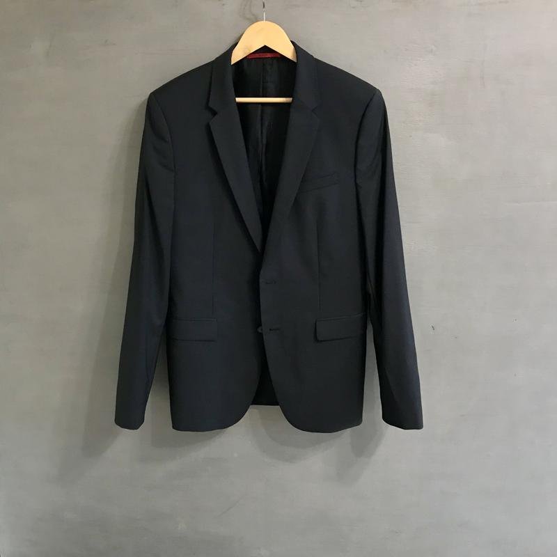 Мужской Hugo Boss Костюм Серый Шерсть 38 / M / 46