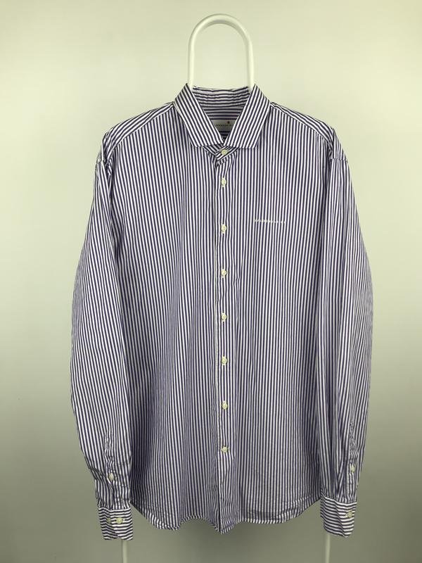 Мужской American Vintage Рубашка Сиреневый 42 / XL