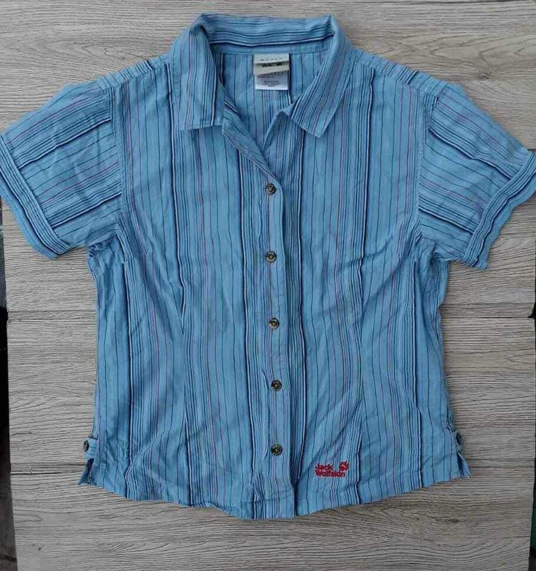 Femme Jack Wolfskin Chemise Bleue 40 / L / 48