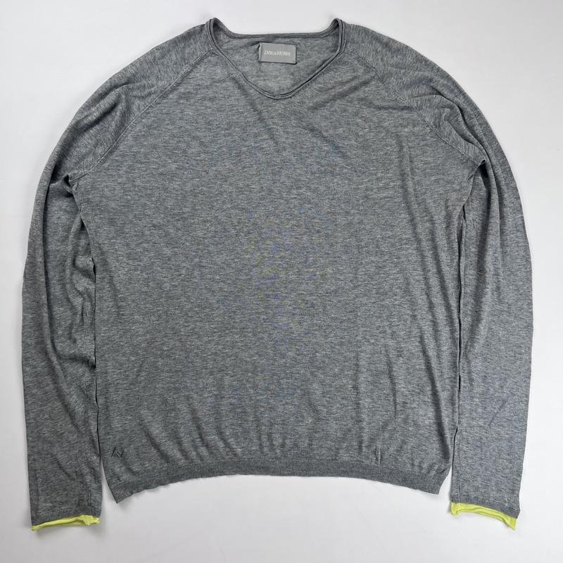 Uomo Zadig & Voltaire Maglione Grigio Cotone 42 /