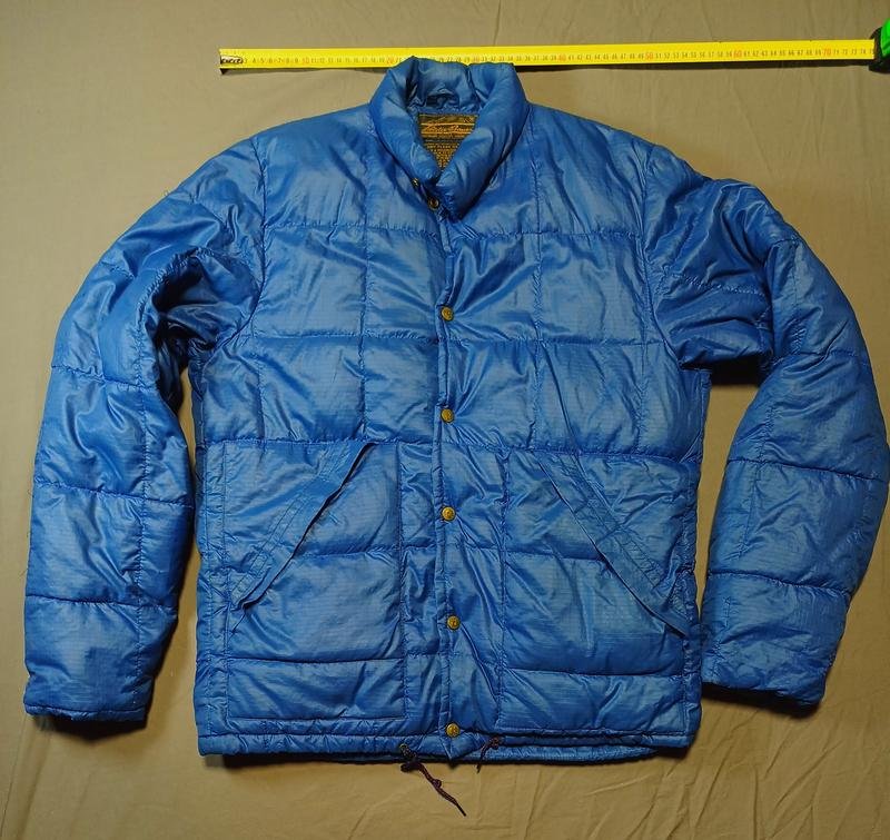 Мужской Eddie Bauer Куртка Синяя Пуховик 40 /L /