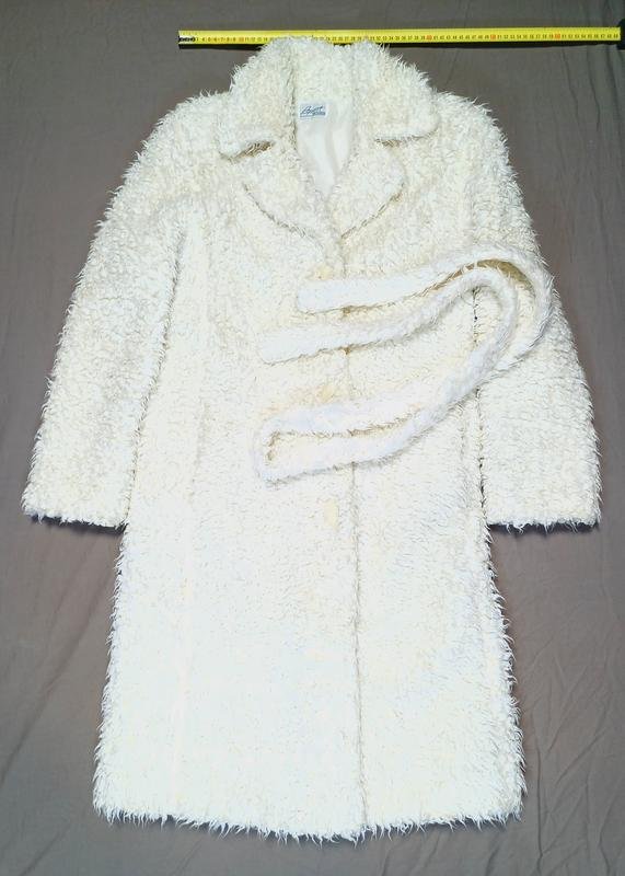 Femme Manteau Blanc Polyester 38 / M / 46