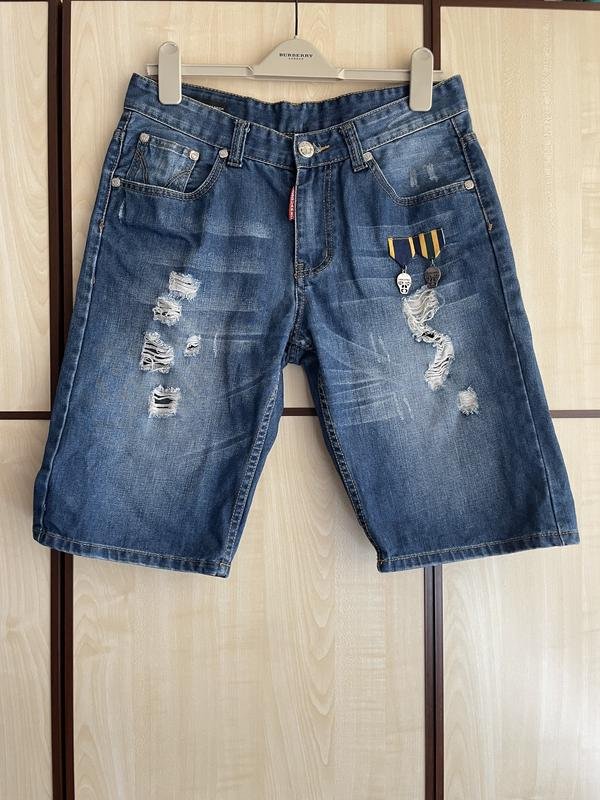 Мужские Dsquared² Шорты Голубые 33 / L / 48