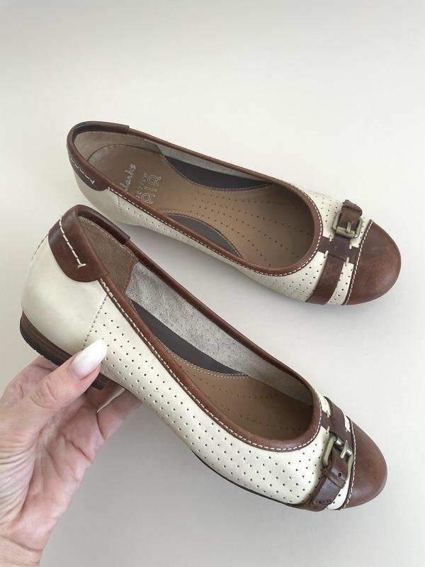 Женские Clarks Туфли Коричневый Кожа 37