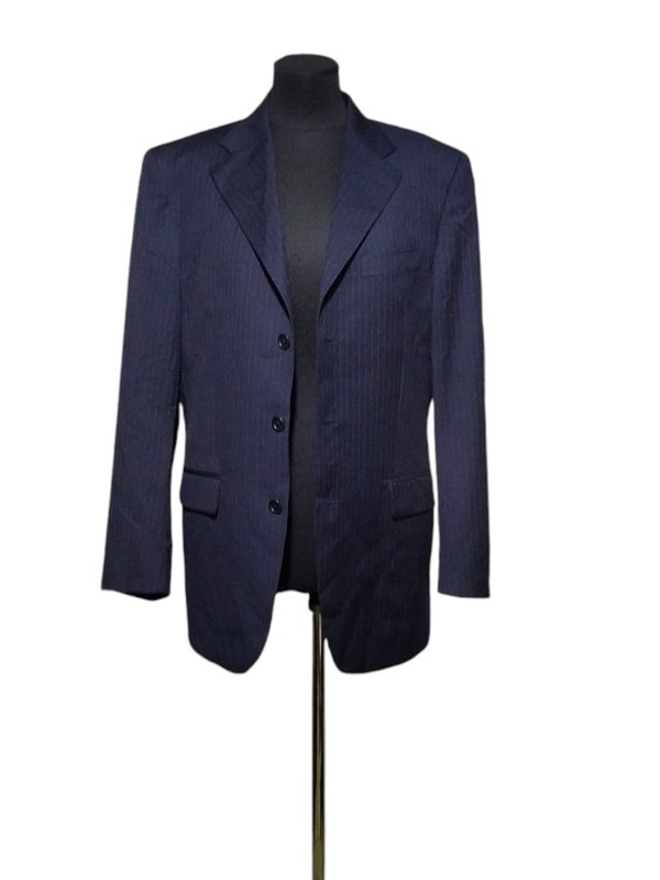 Damen Cerruti Sakko Marineblau Wolle 38 / M / 46
