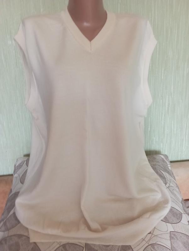 Women Club Monaco Vest Beige Wool 40 / L / 48