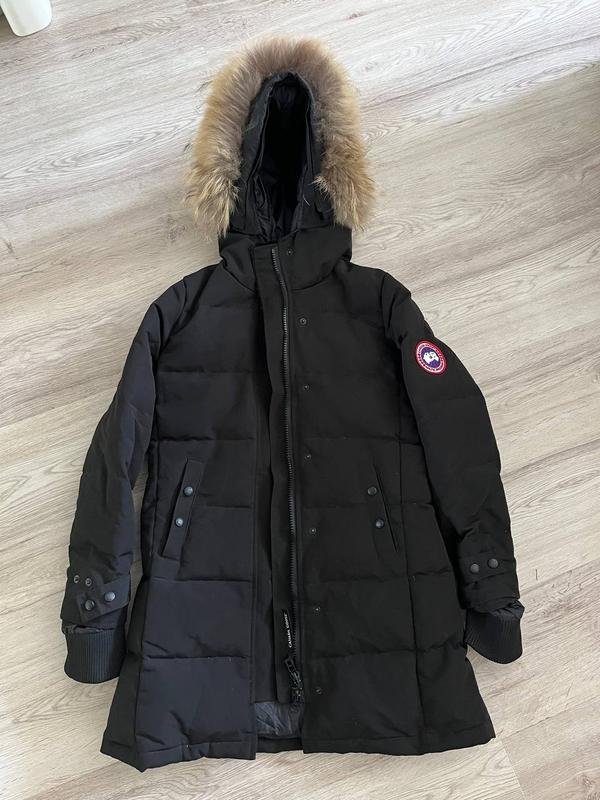 Donna Canada Goose Parka Nera 38 / M / 46