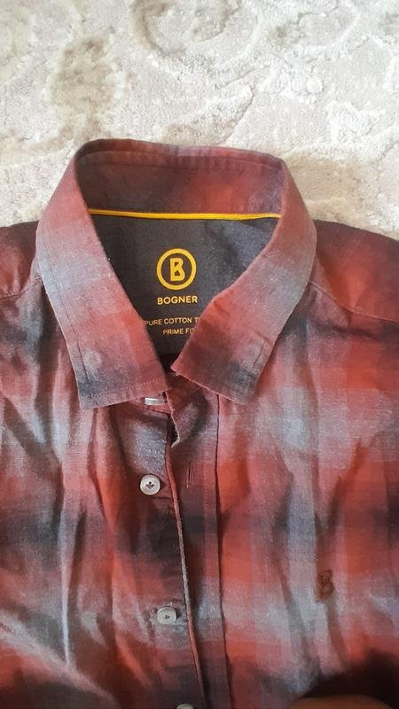 Homme Bogner Chemise Bourgogne 38 / M / 46