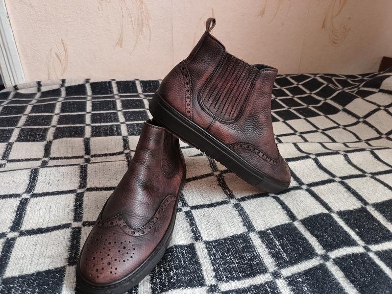Herren Baldinini Stiefel Braun Leder 43