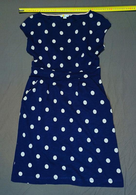 Женское Boden Платье Белое Хлопок 40