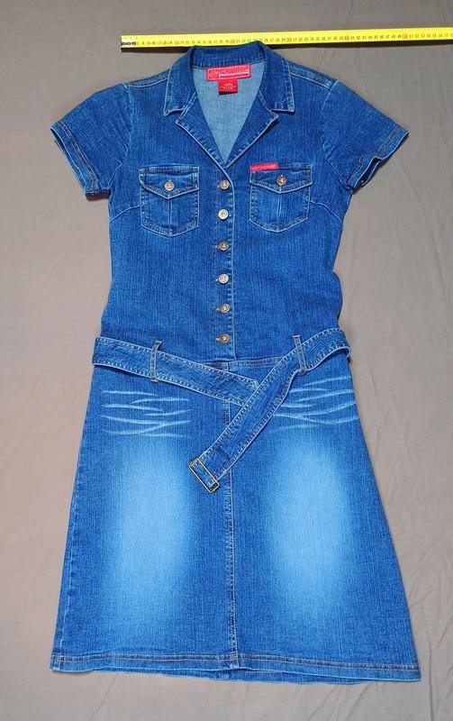 Женское Винтажное Hotkiss Платье Тёмно-синее