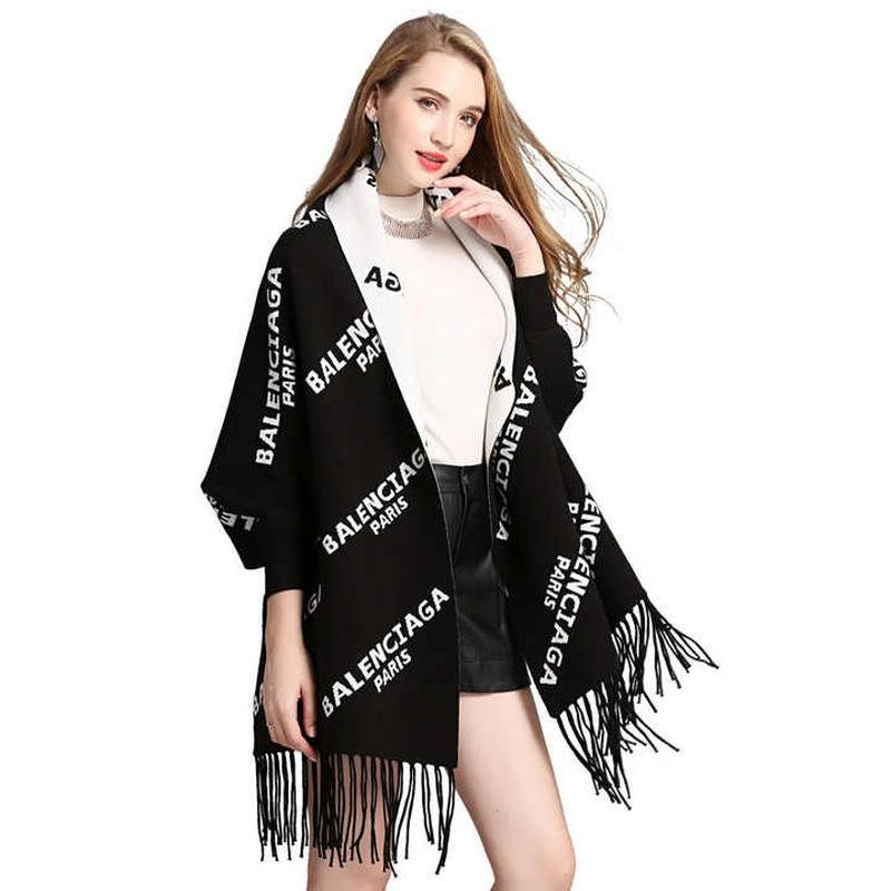 Женский Balenciaga Свитер Чёрный Полиэстер 38 / M