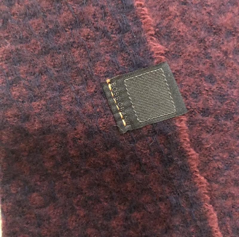 Унисекс Hugo Boss Шарф Бордовый