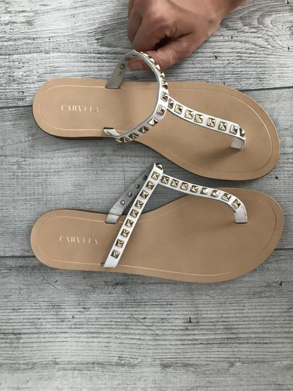 Femme Carvela Sandales Beige Cuir 38.5